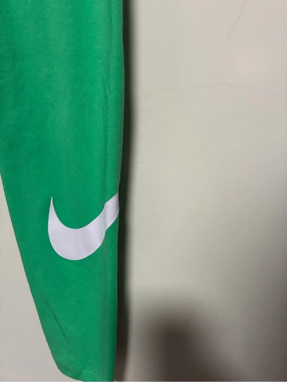 Nike Bright Green Leggings with White Swoosh